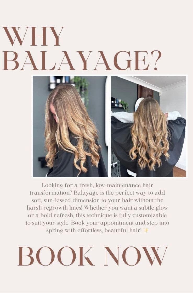 £90 Balayage Package – Premium Colour, Top-Tier Finish